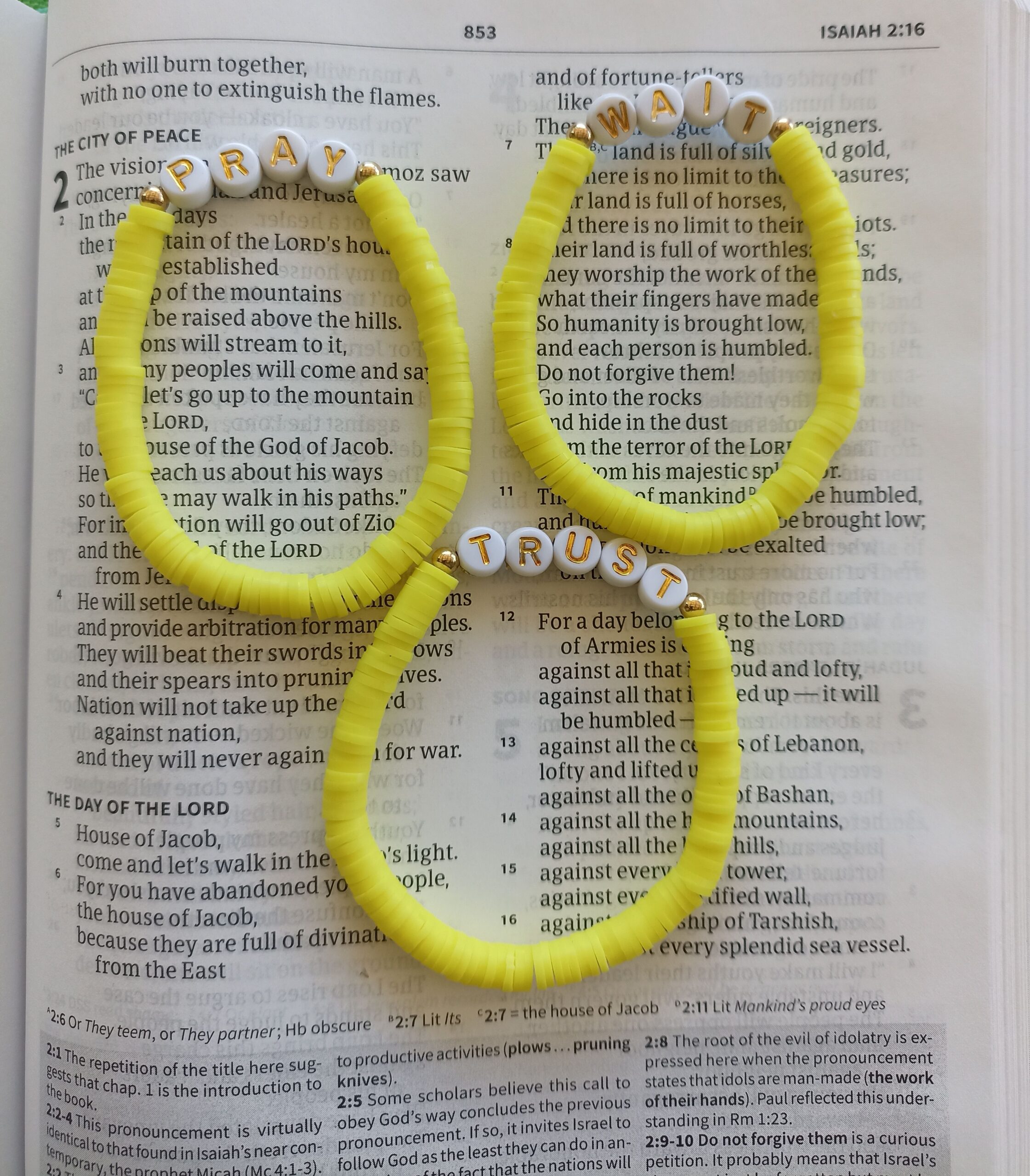 The Trust In God’s Timing Set Of 3 Prophetic Arm Candy Bracelets